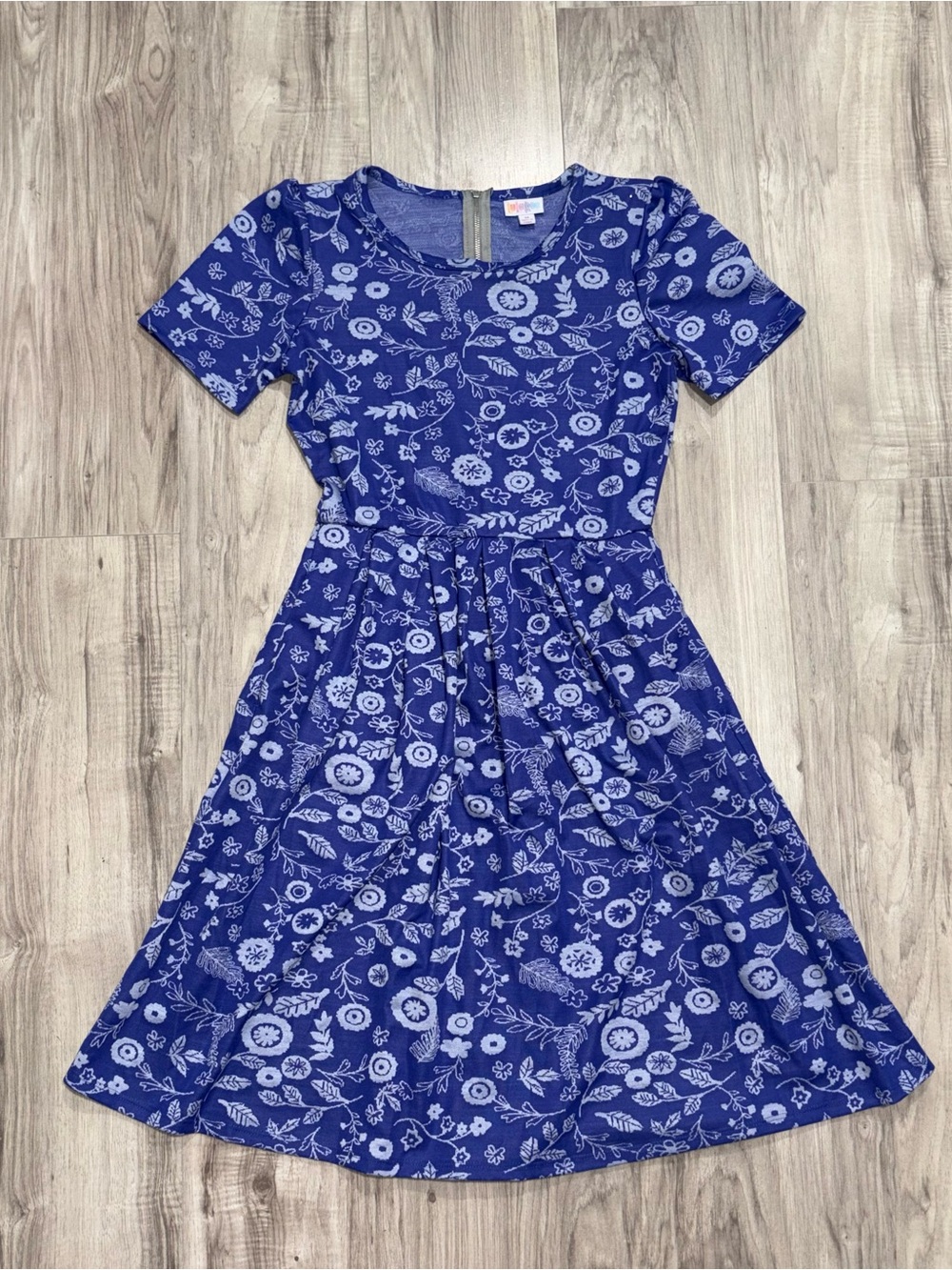 LuLaRoe Blue Cottage Core Dress M
